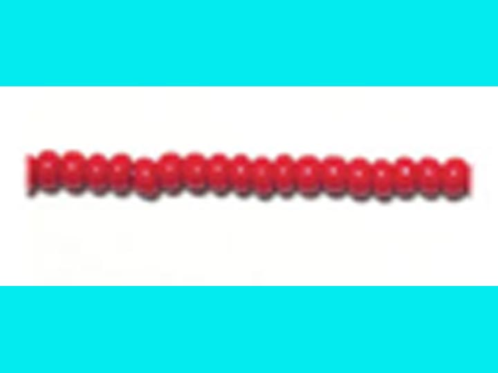 6/0 Czech Glass Pony Beads Medium Red (500 g bag) glass beads