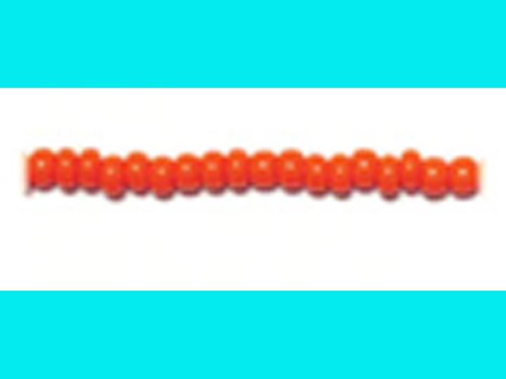 6/0 Czech Glass Pony Beads Orange (500 g bag) glass beads