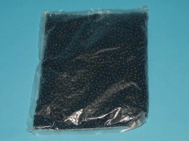 4/0 Czech Glass Beads Opaque Black (500 g bag) glass beads