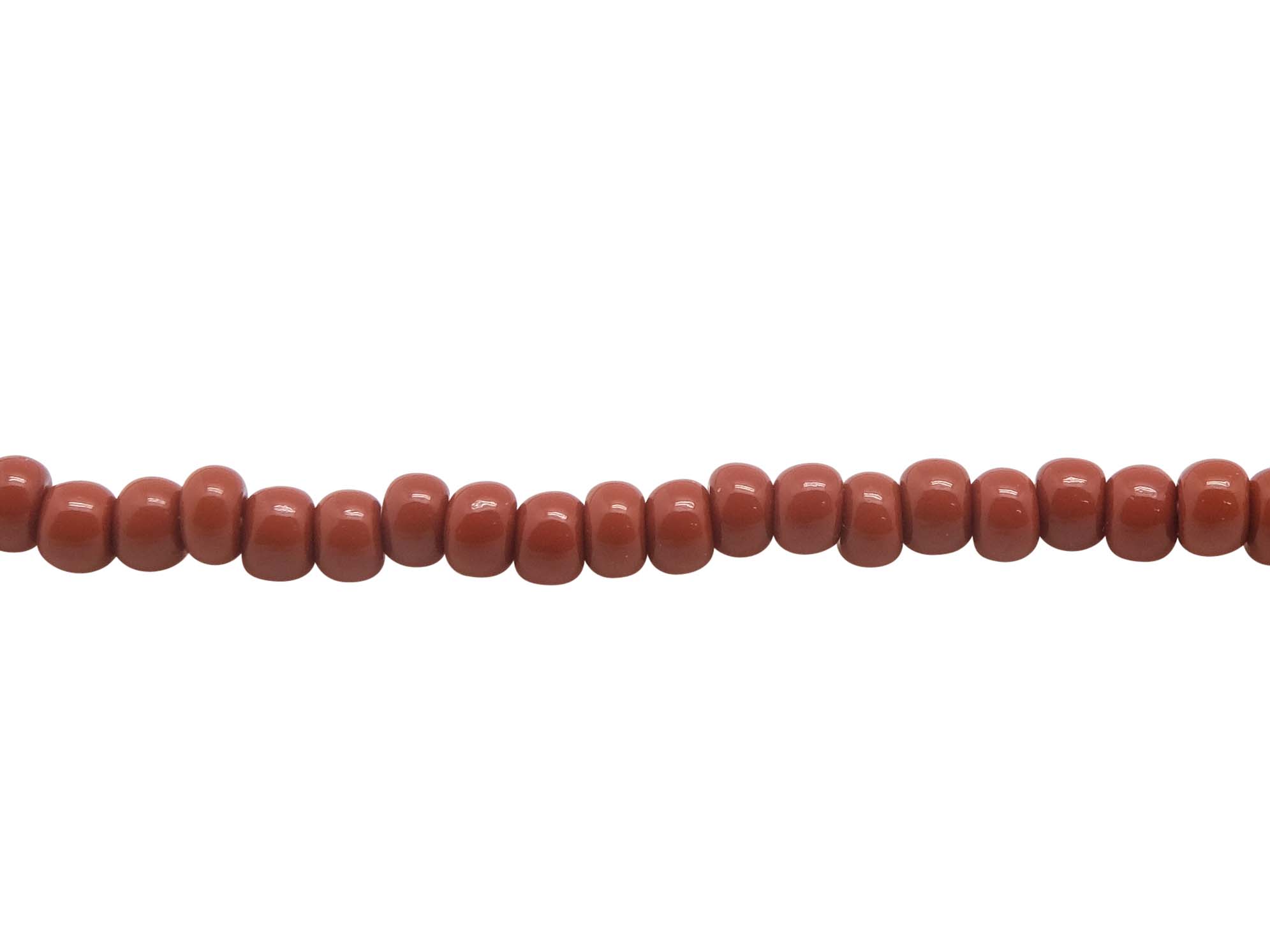 11/0 Seedbead Opaque Light Brown (500 g bag) glass beads