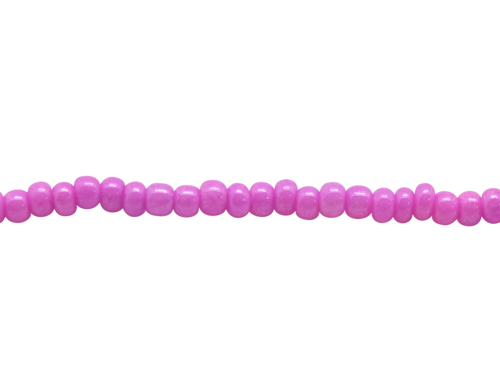 11/0 Seedbead Opaque Dyed Fuchsia (500 g bag) glass beads