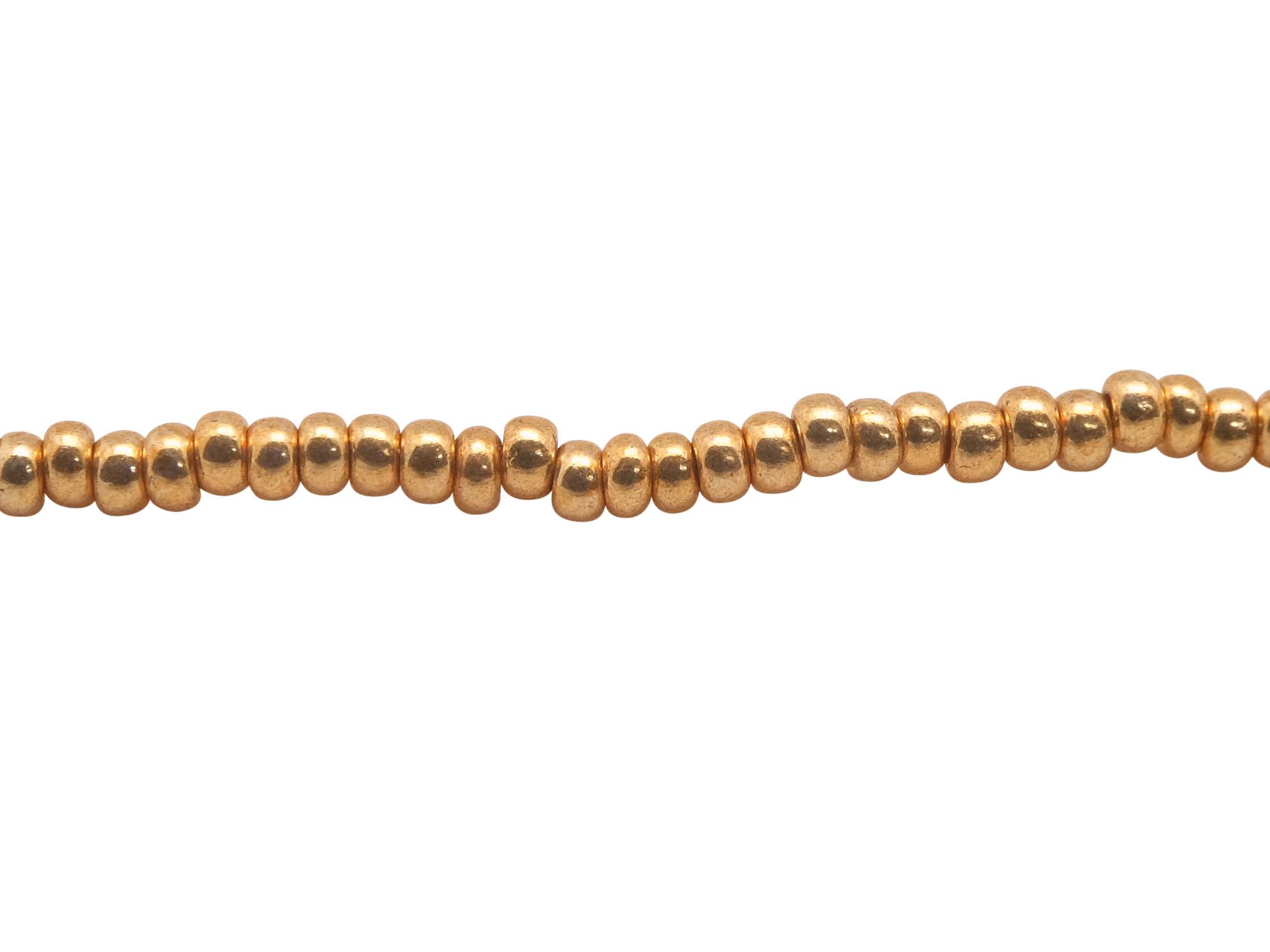 11/0 Seedbead Metallic Gold (500 g bag) glass beads