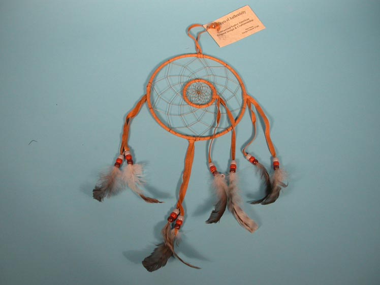 Navajo 6" 2" Duet Dreamcatcher: Plastic Beads 