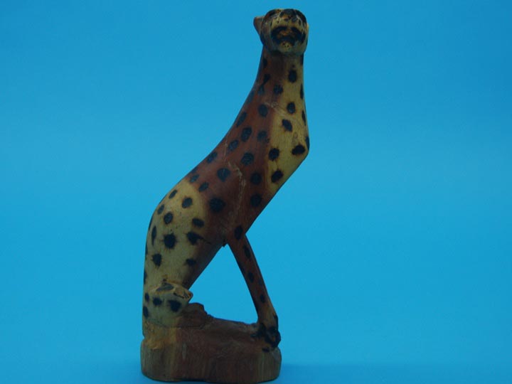 African Hyena Wood Carving 