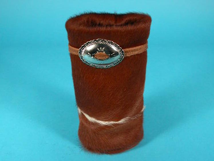 Cow Skin Wine Bottle Cover 