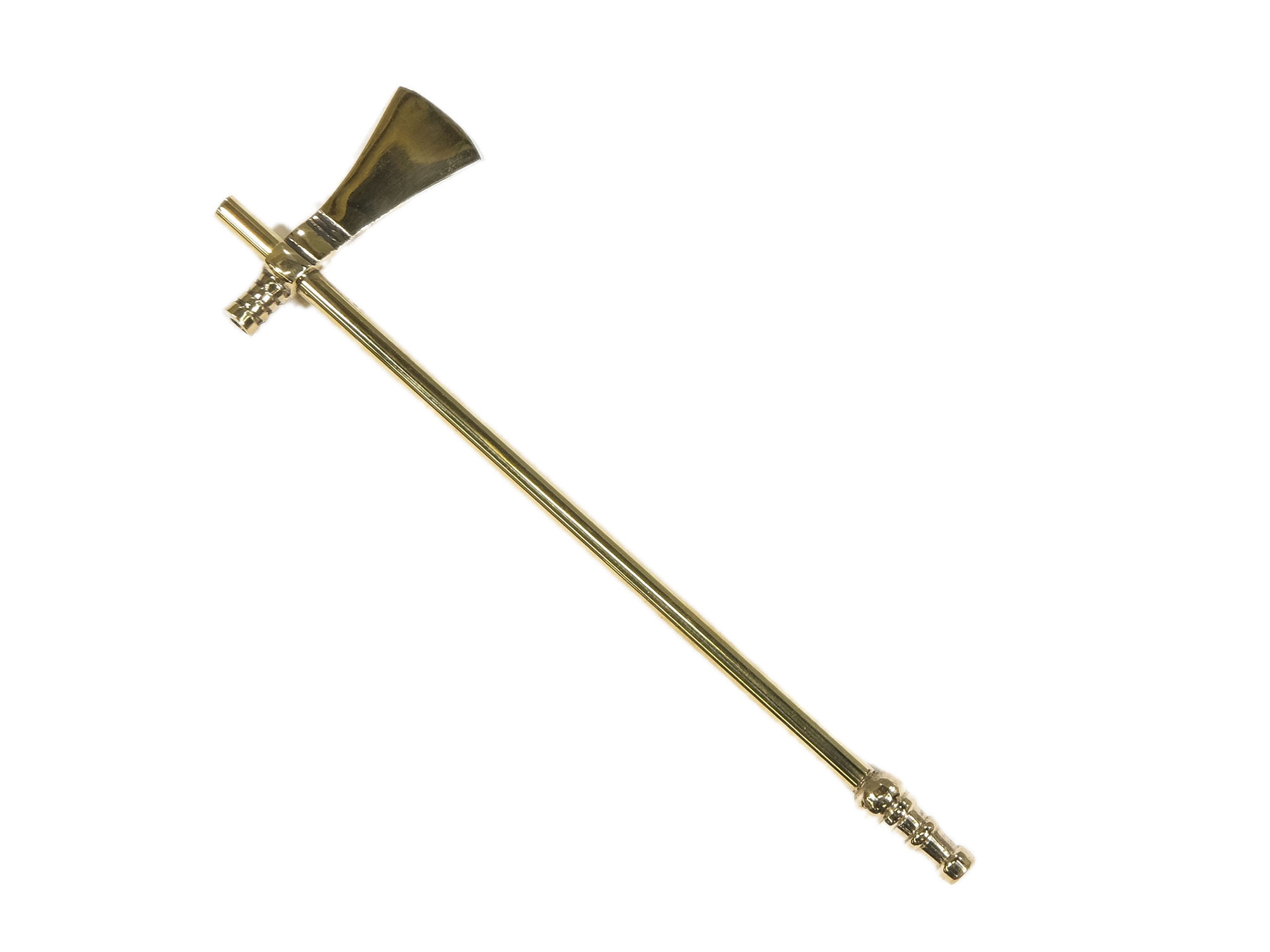 Mini Tomahawk Pipe: Brass 