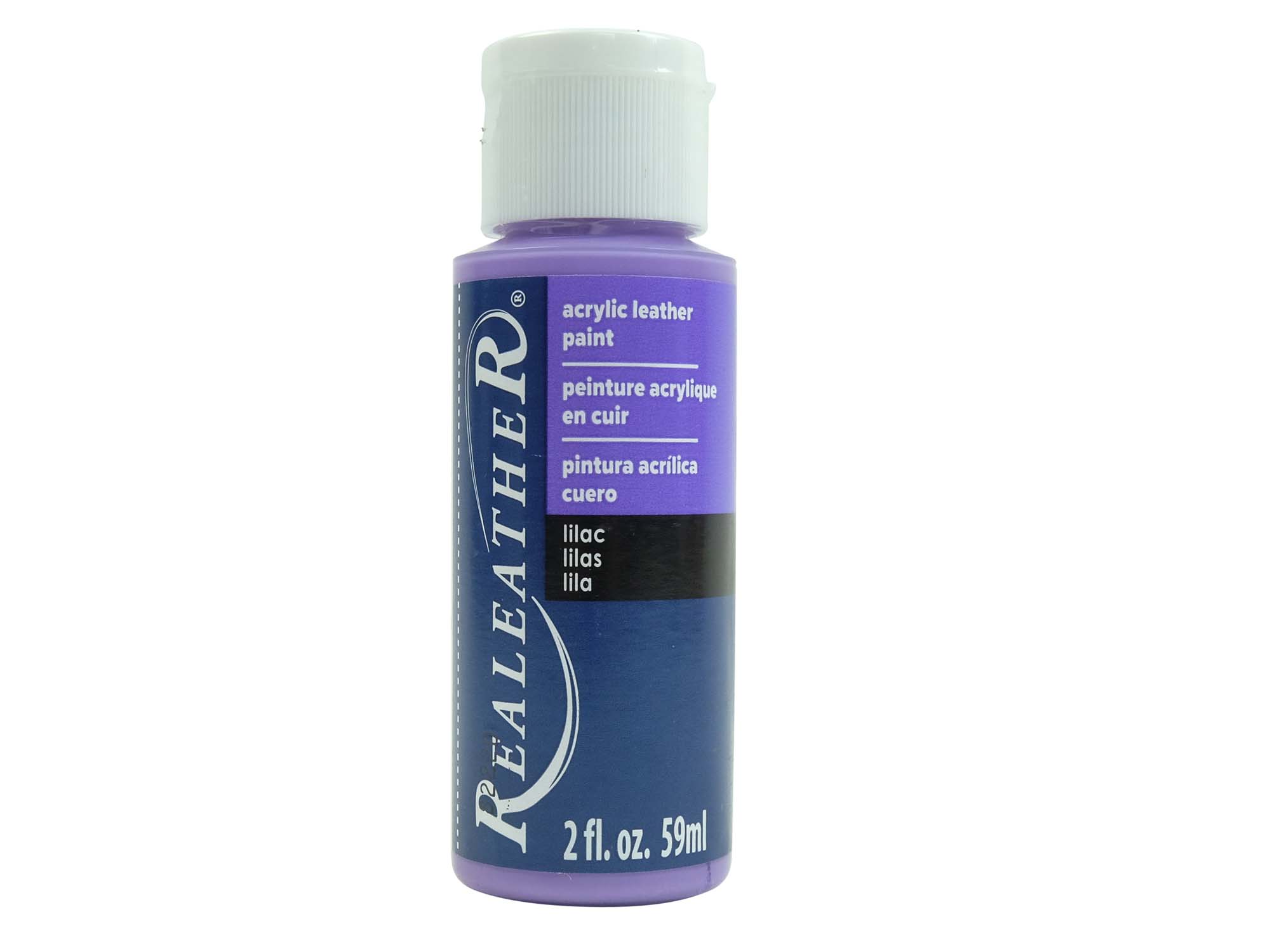 Acrylic Leather Paint: Lilac (2 ounce bottle) acrylic leather paints, real leather paints