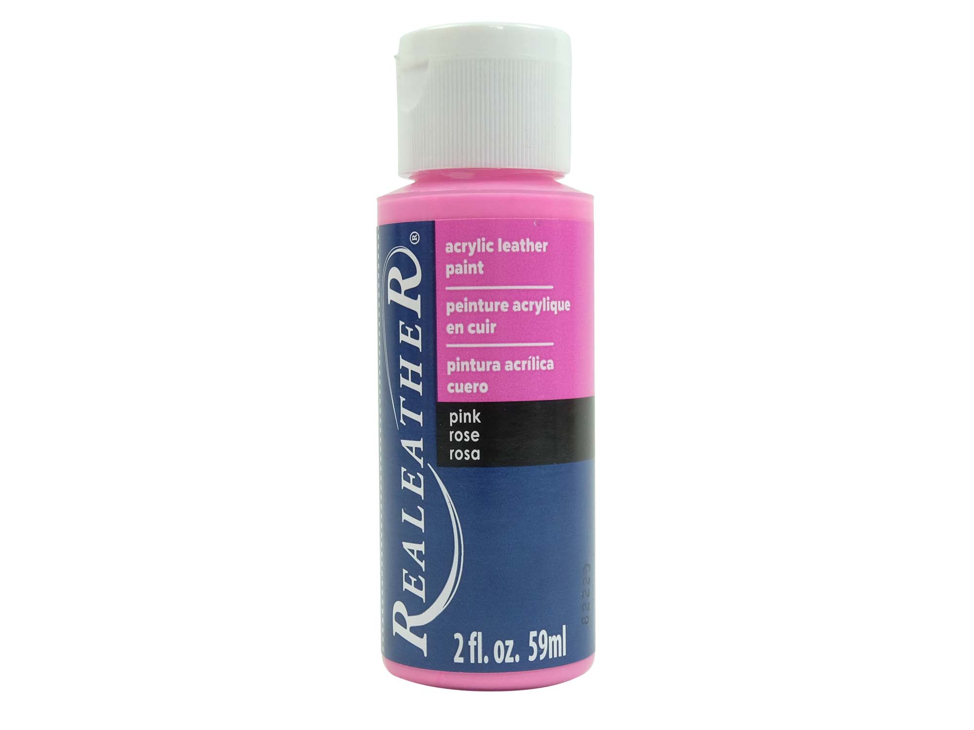 Acrylic Leather Paint: Pink (2 ounce bottle) acrylic leather paints, real leather paints