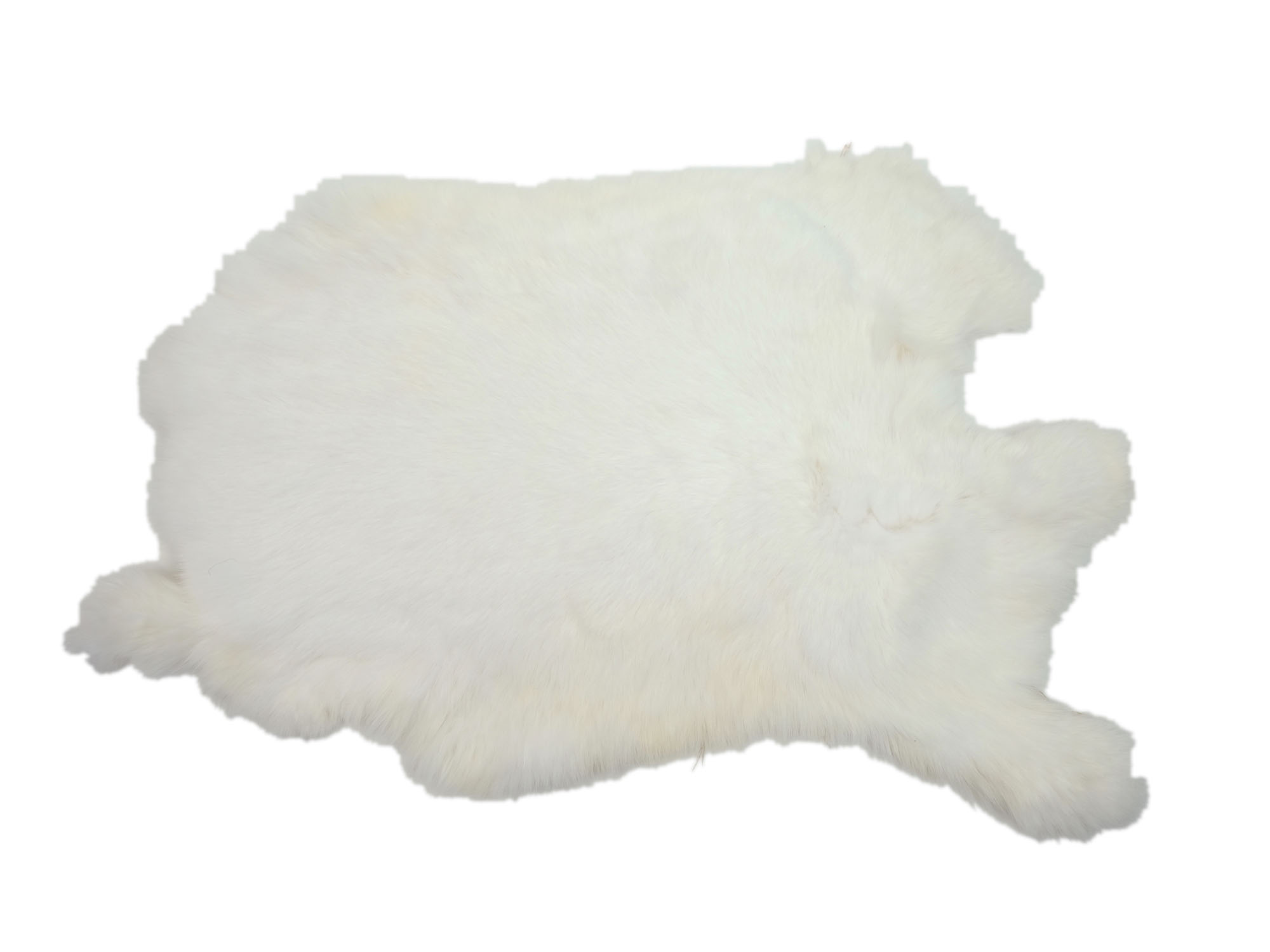 Moroccan Heavy Rabbit Skin: #2: White 