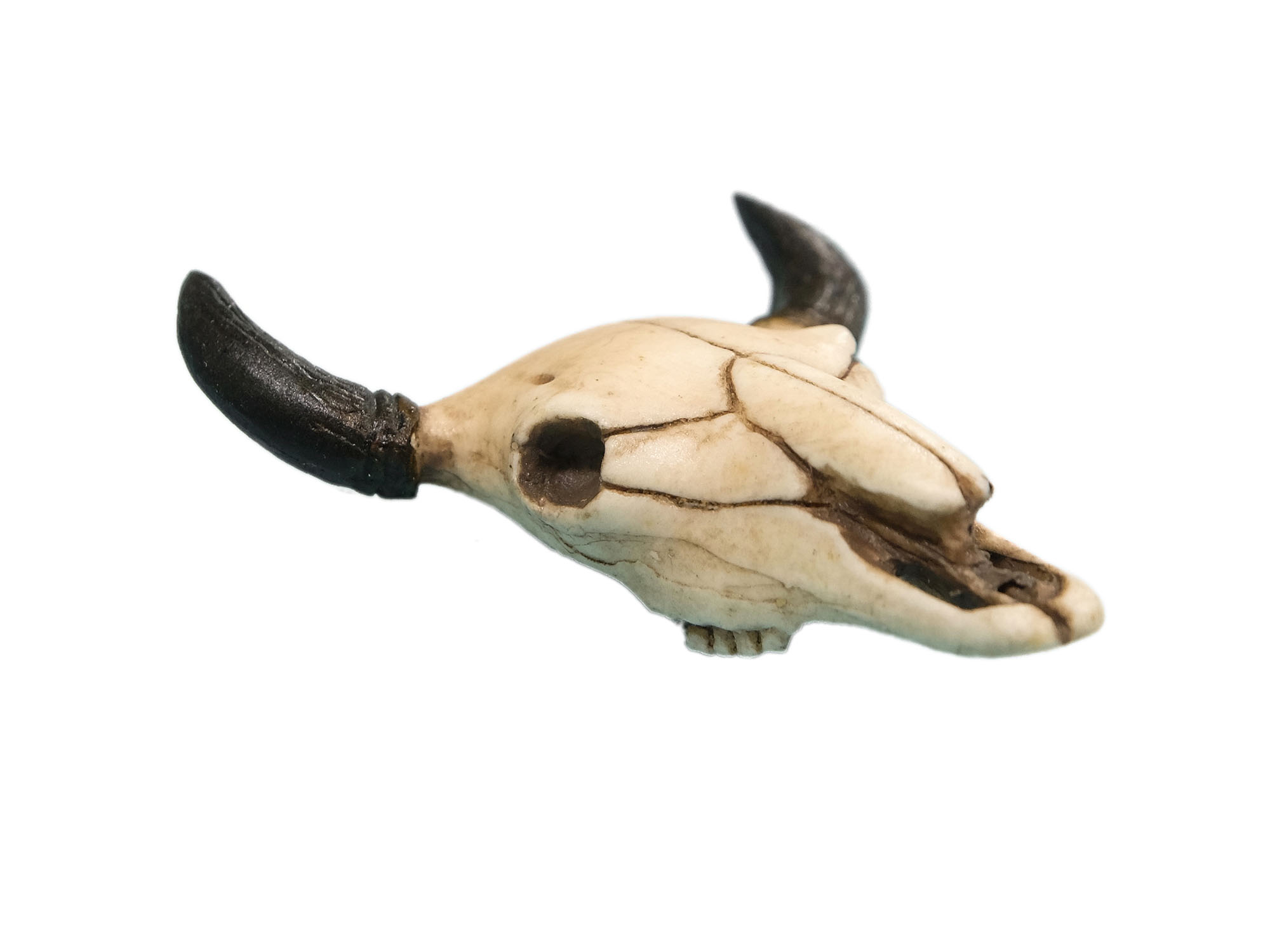 Realistic Miniature Buffalo Skull 