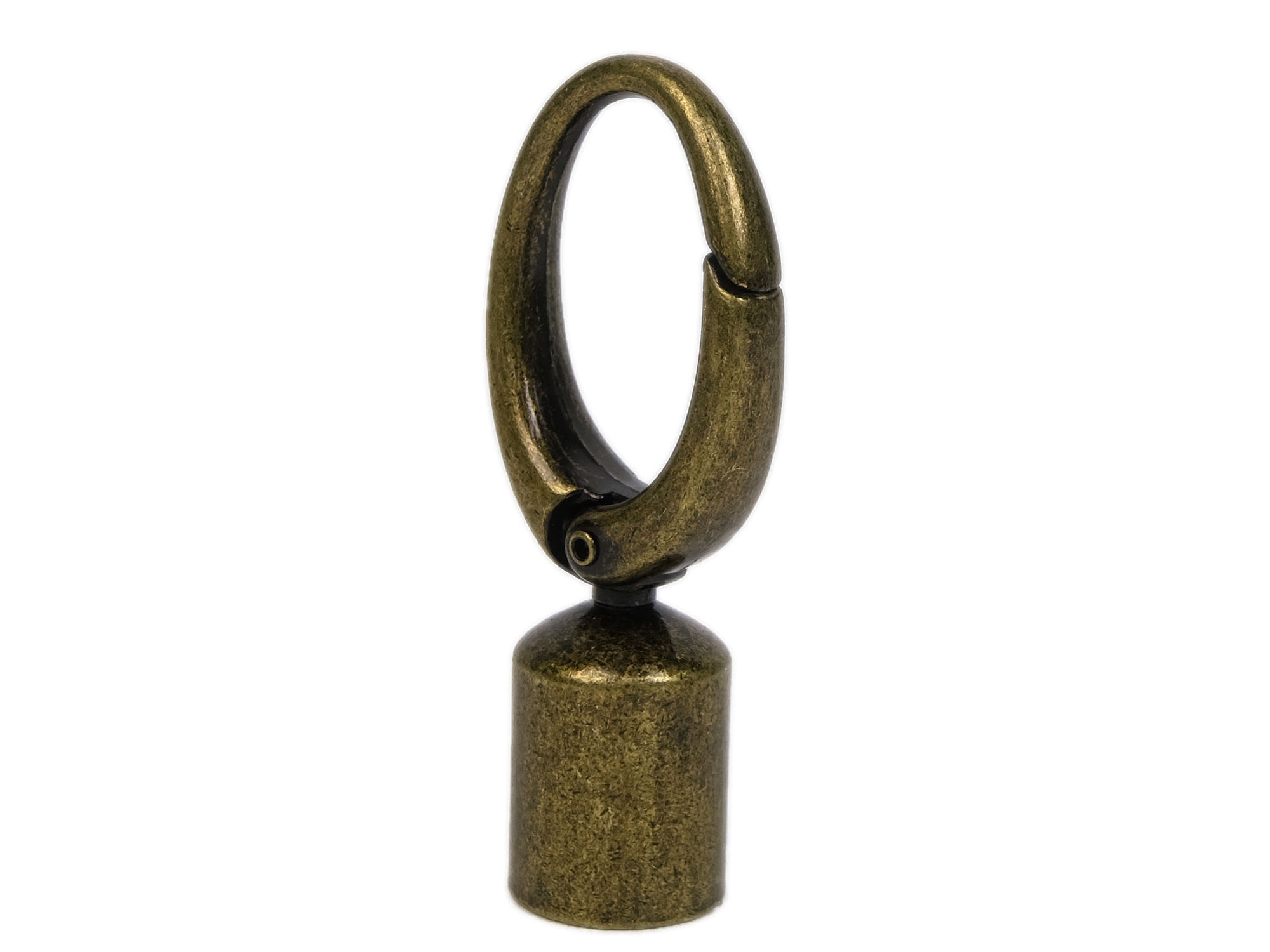 Tassel Clip: Antique Brass tassel clasps, tassel fur clasps, tail clasps