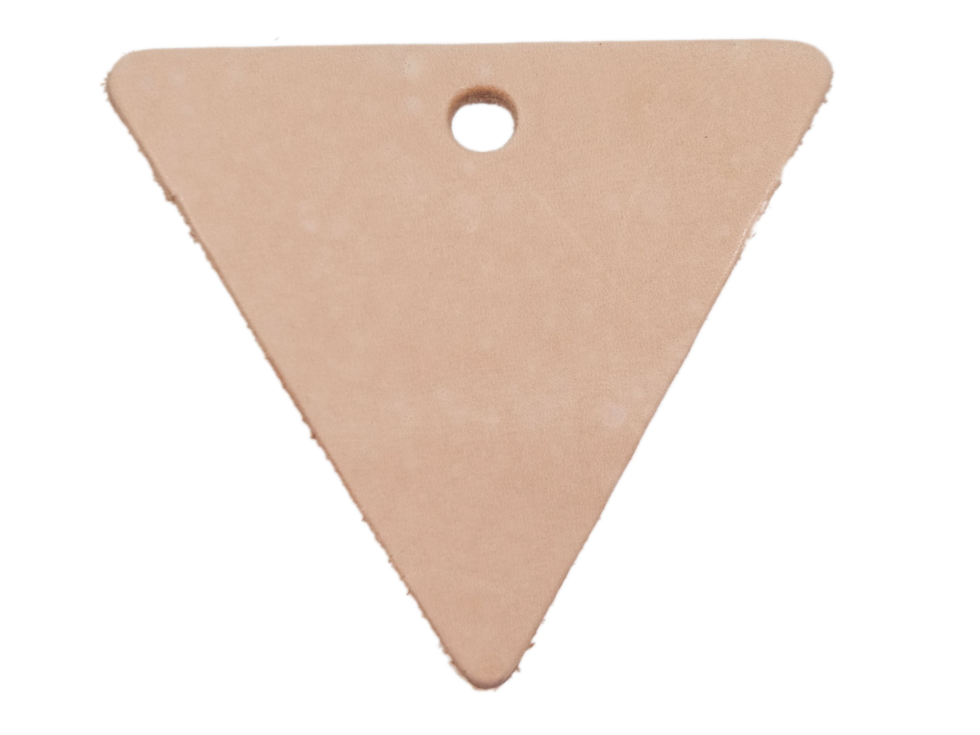 Leather Triangle with Hole leather triangles, leather cut-outs, leather cutouts, leather cut outs