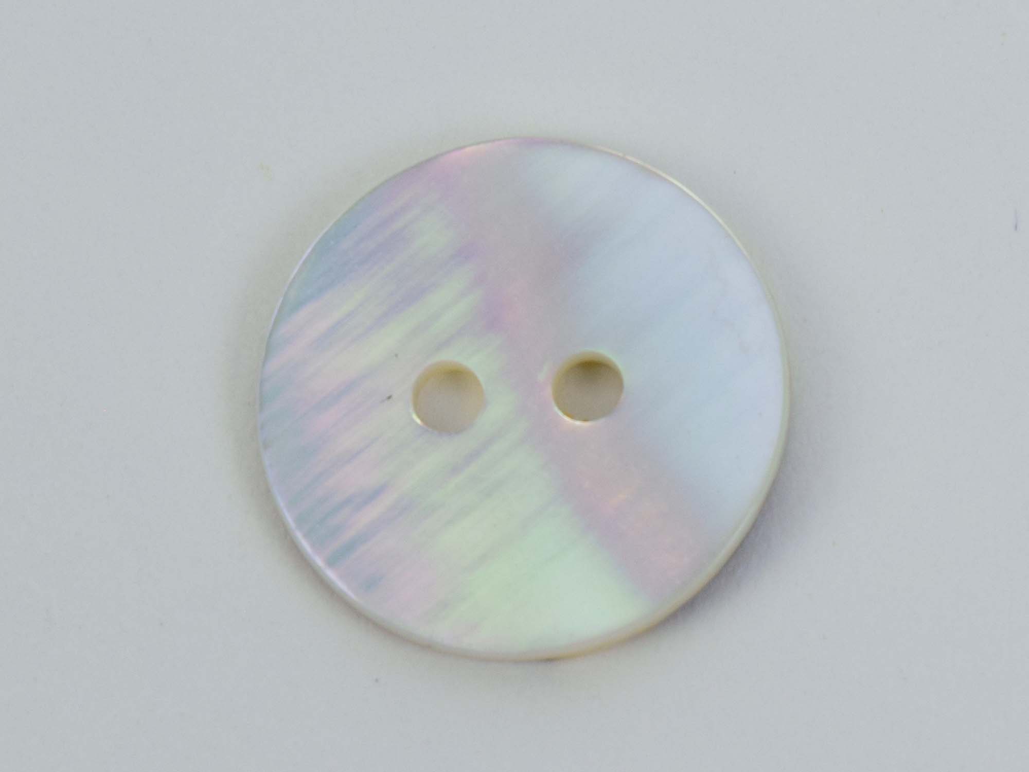 Freshwater Mother Of Pearl Button: 24L (15mm or 0.59") 