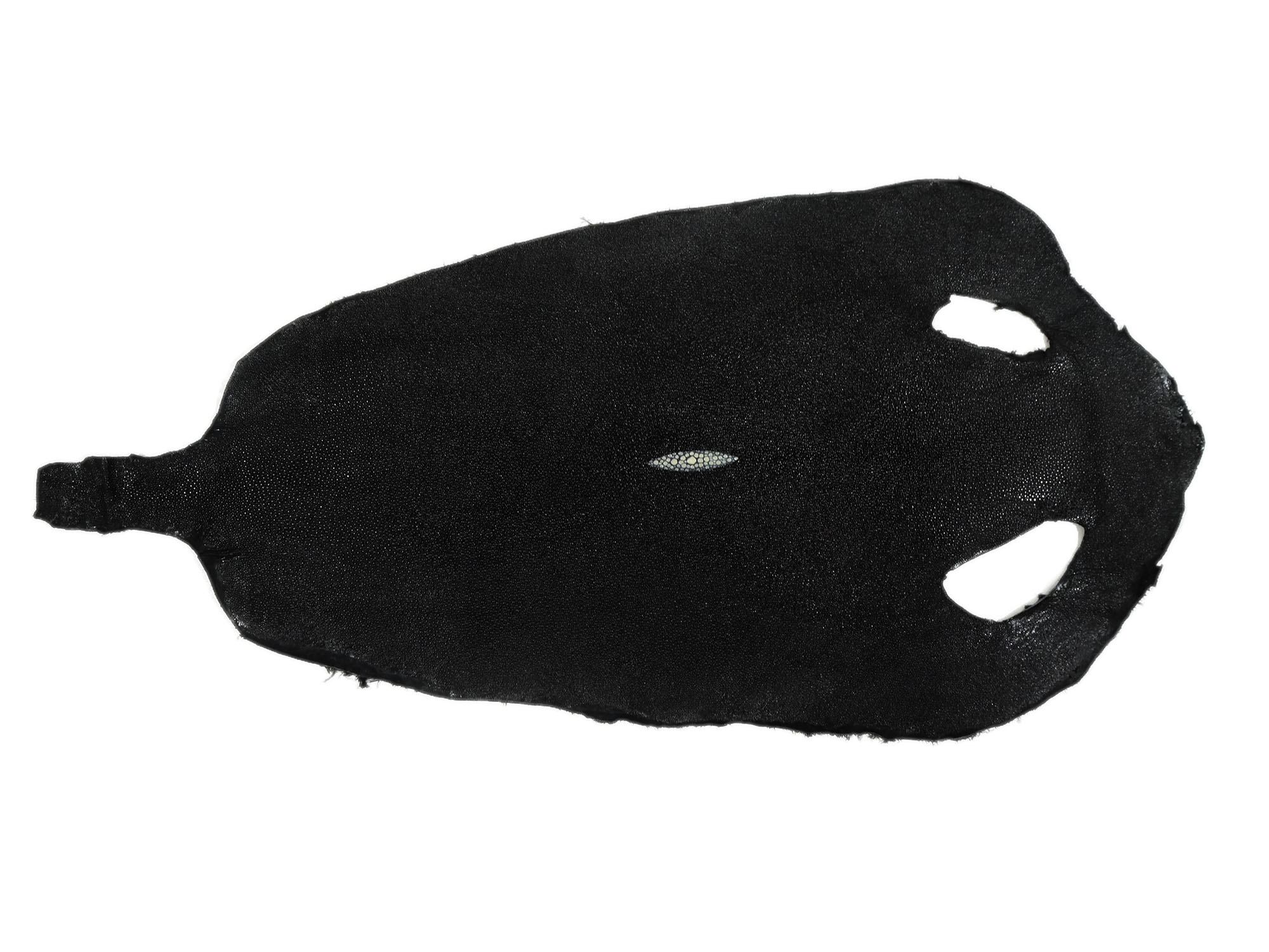 Stingray Leather: Jumbo: Natural Black: Assorted 