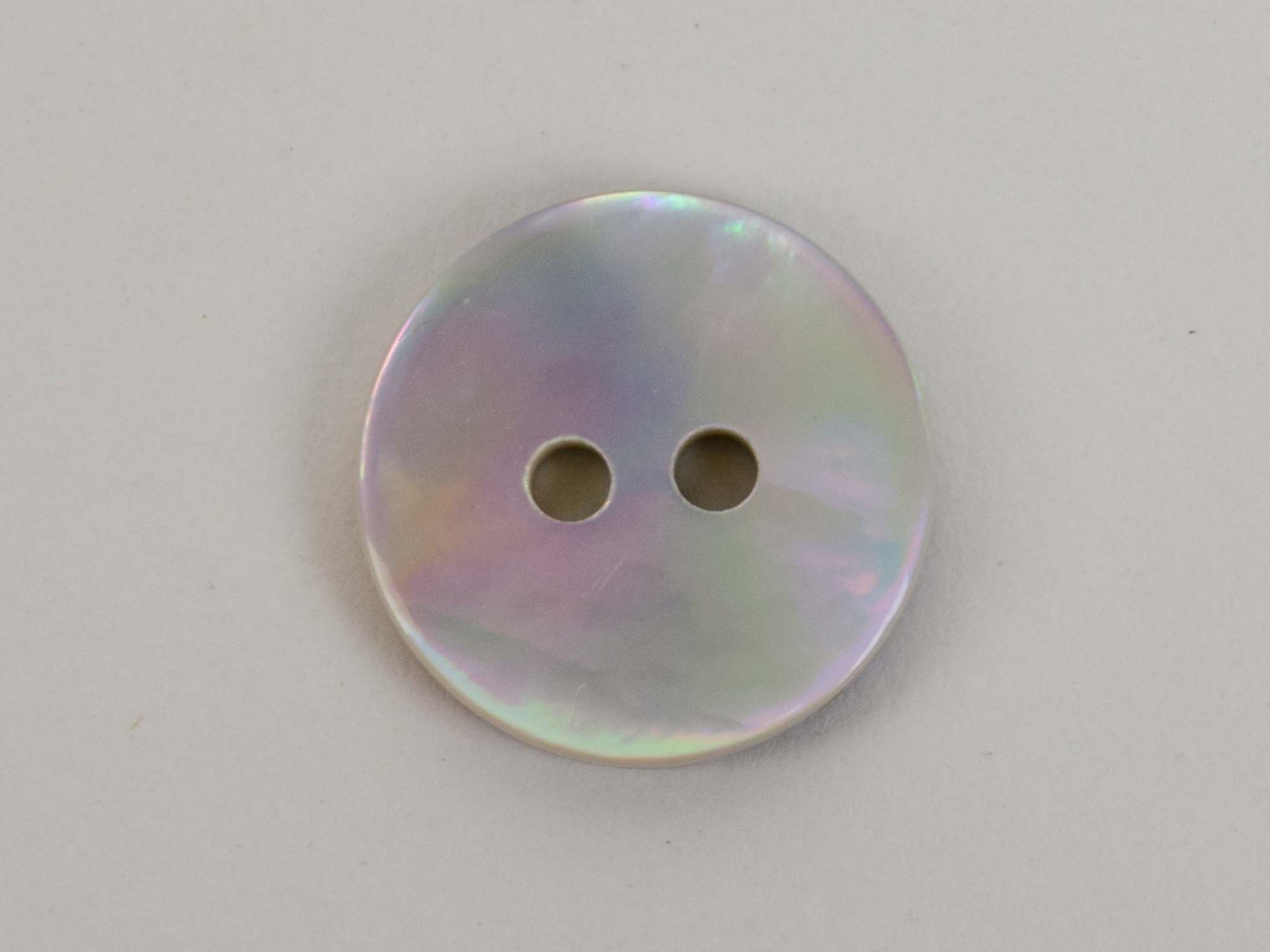 Brown Mother Of Pearl Button: 20L (12.5mm or 0.492") 