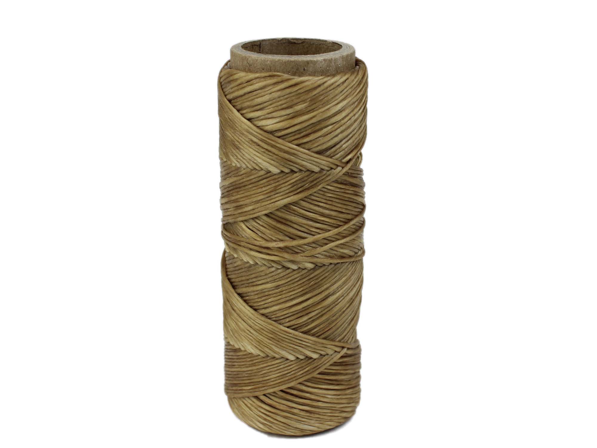 Imitation Sinew: 5-Ply: Round: Polyester: 1 oz: Natural 