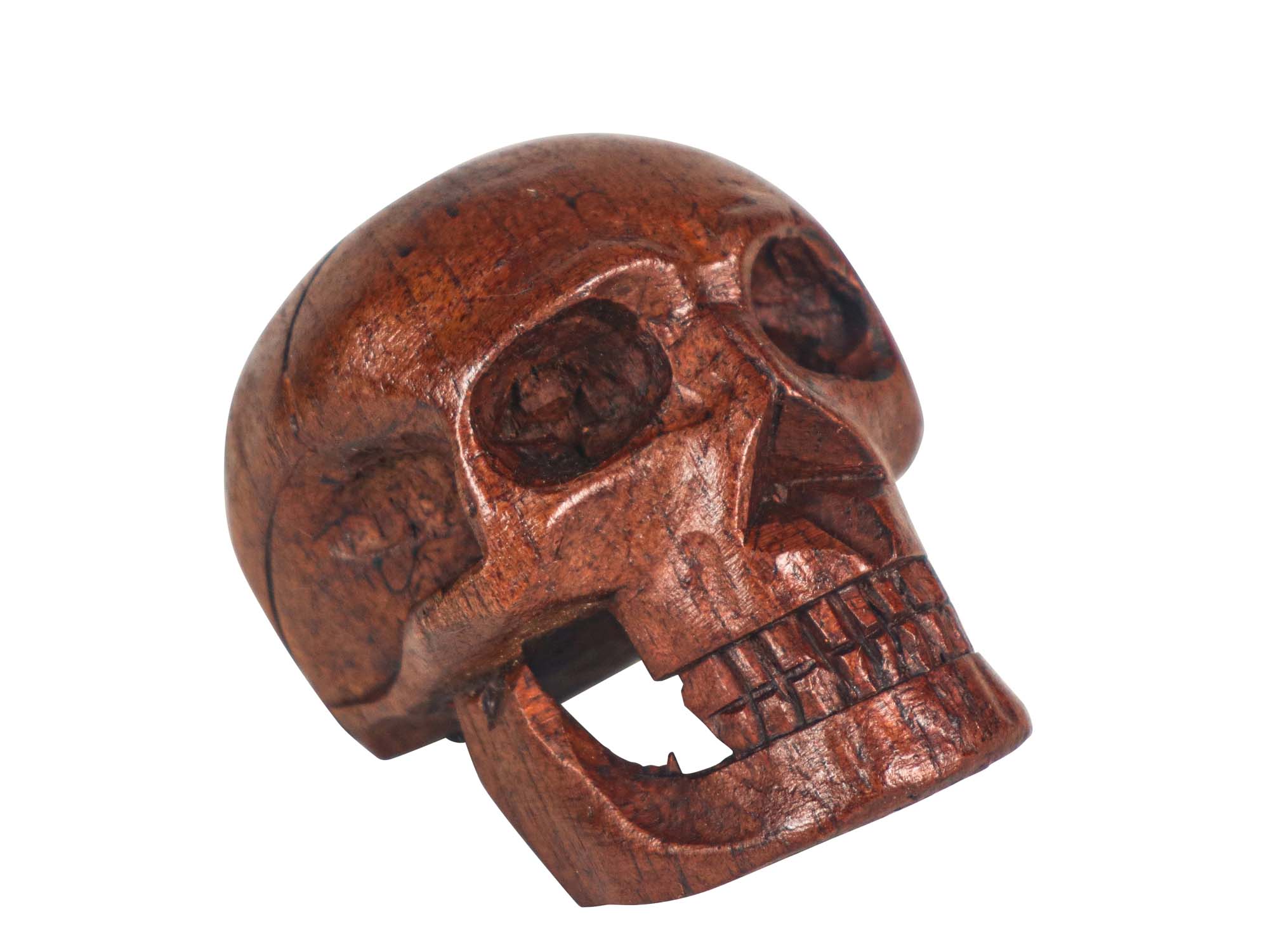 Ecuadorian Wooden Skull: Small 
