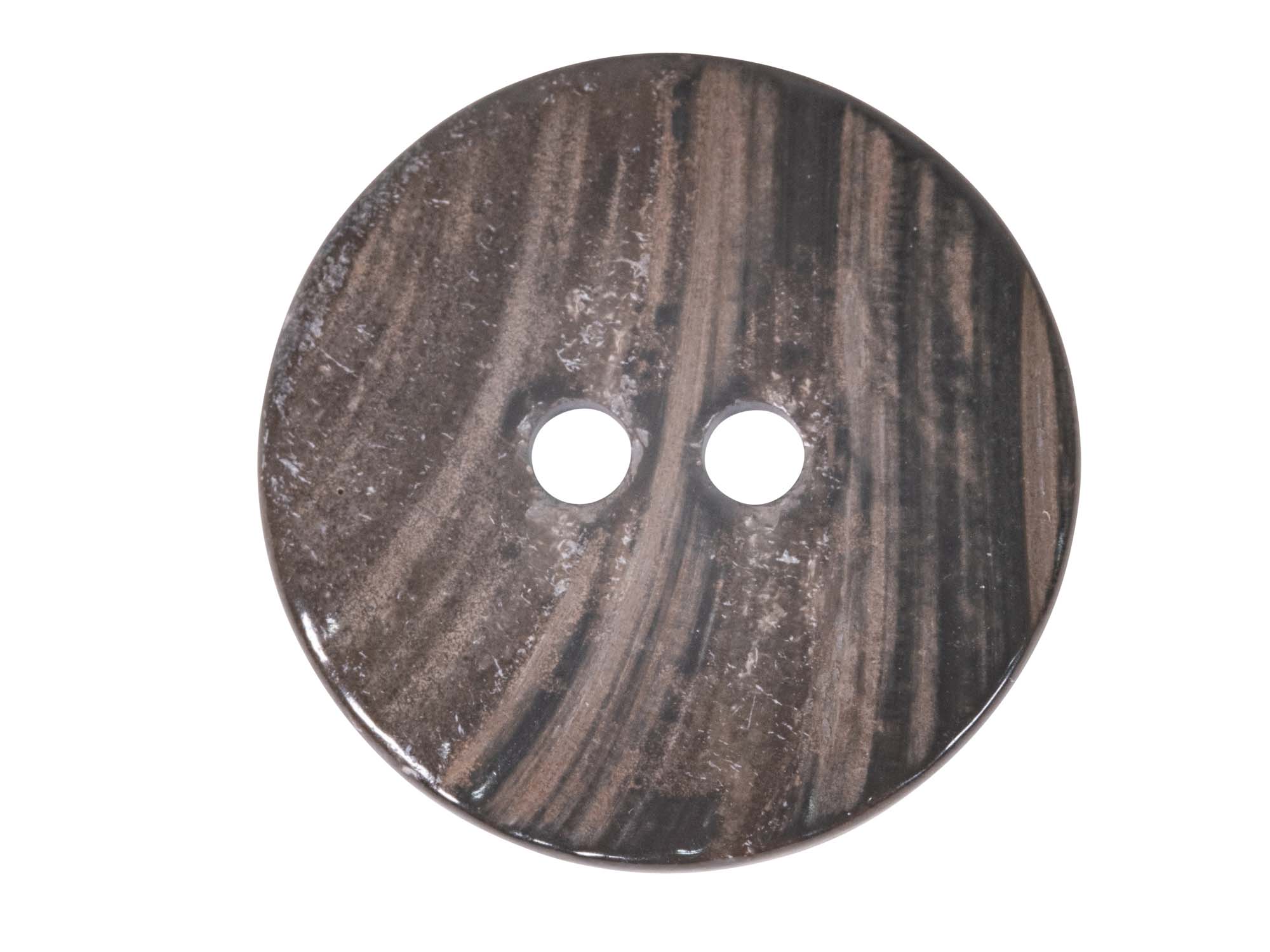 Black Mussel Button: 32L (20.5mm or 0.807") 