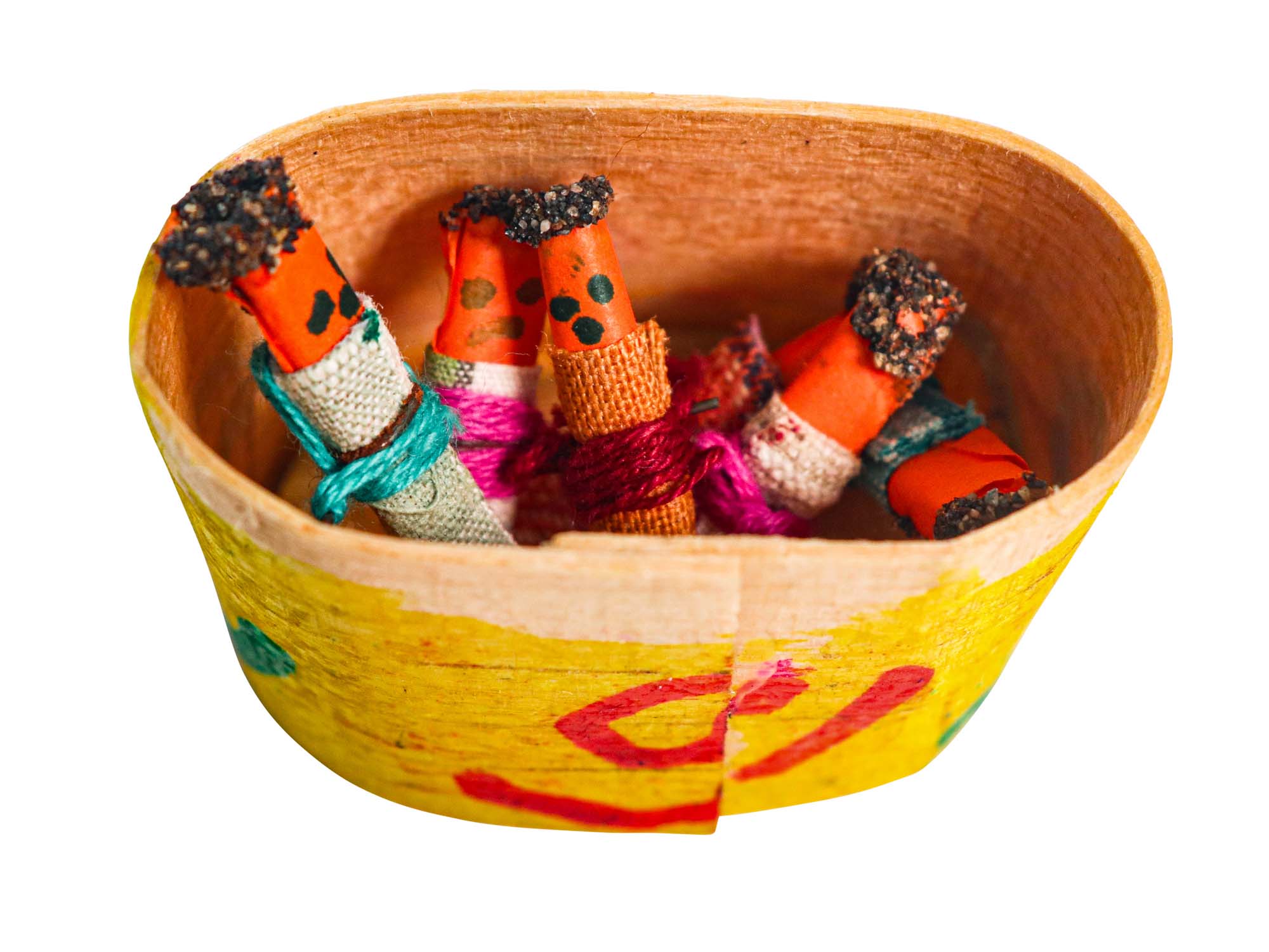 Worry Dolls: 1": Box of Six  guatemalan worry dolls, mayan worry dolls