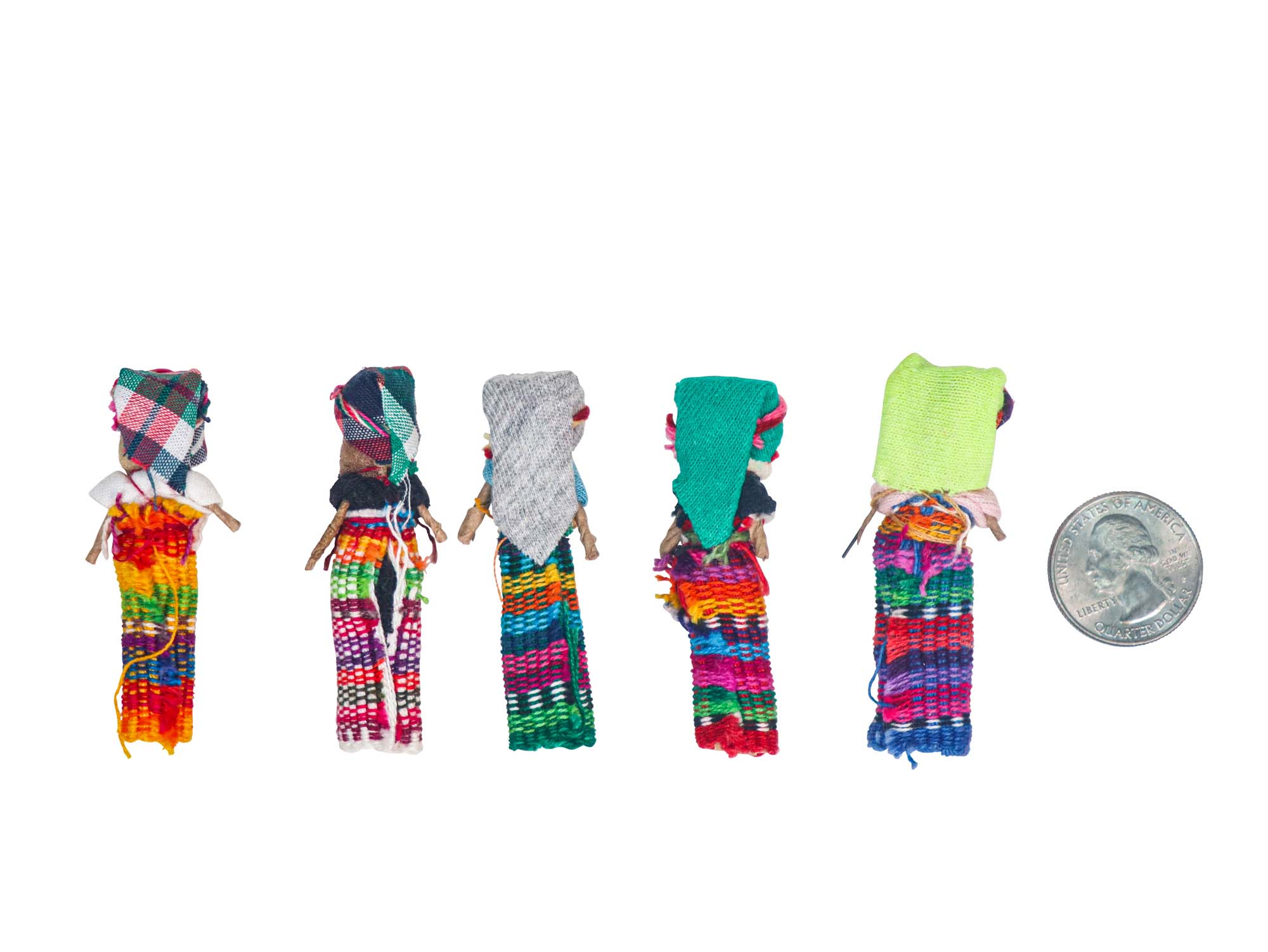 Worry Dolls: 2": Box of Five   - 1376-118-AS (9UC14)