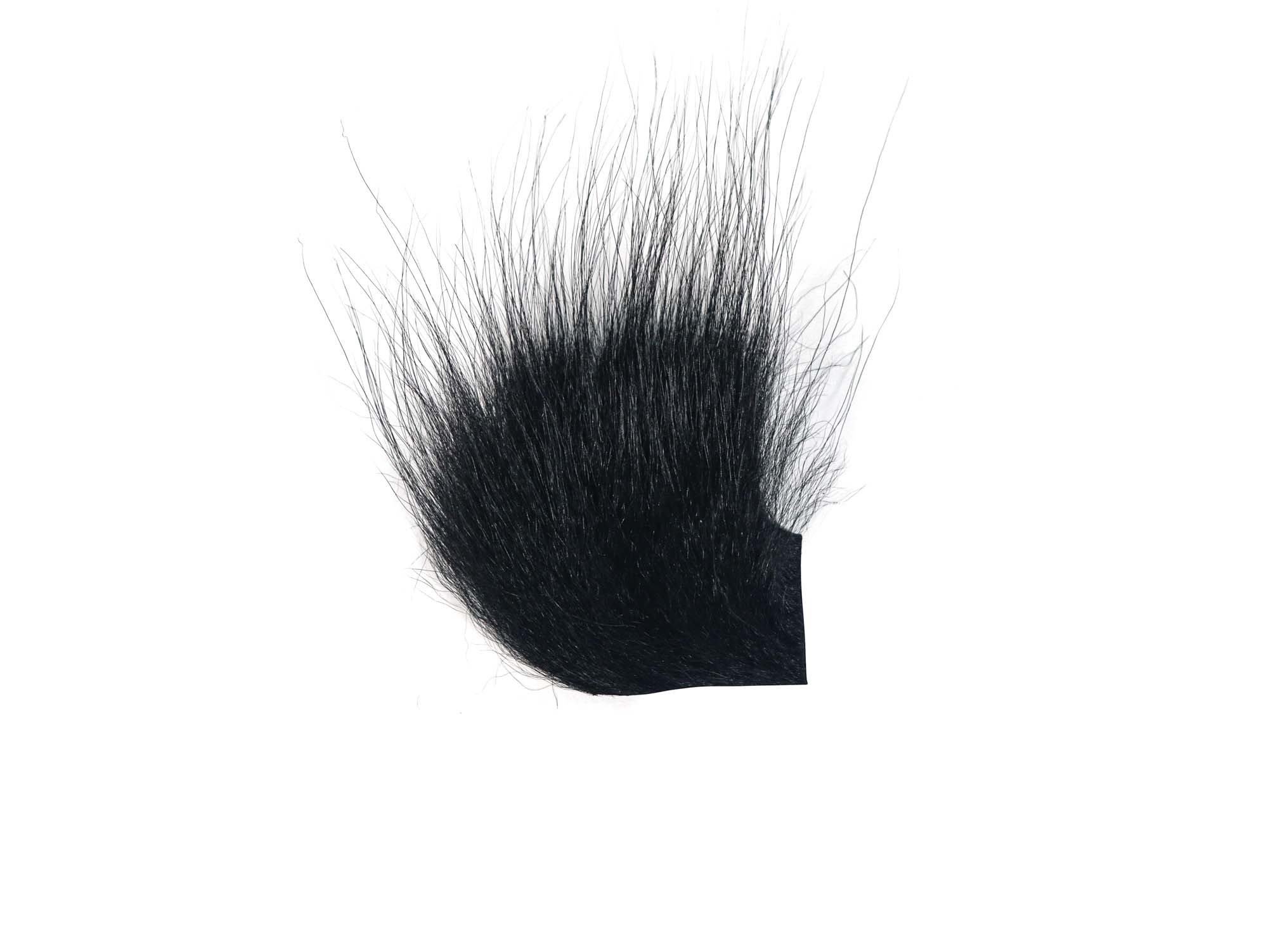 Dyed Arctic Runner Fly Fishing Piece: Black 