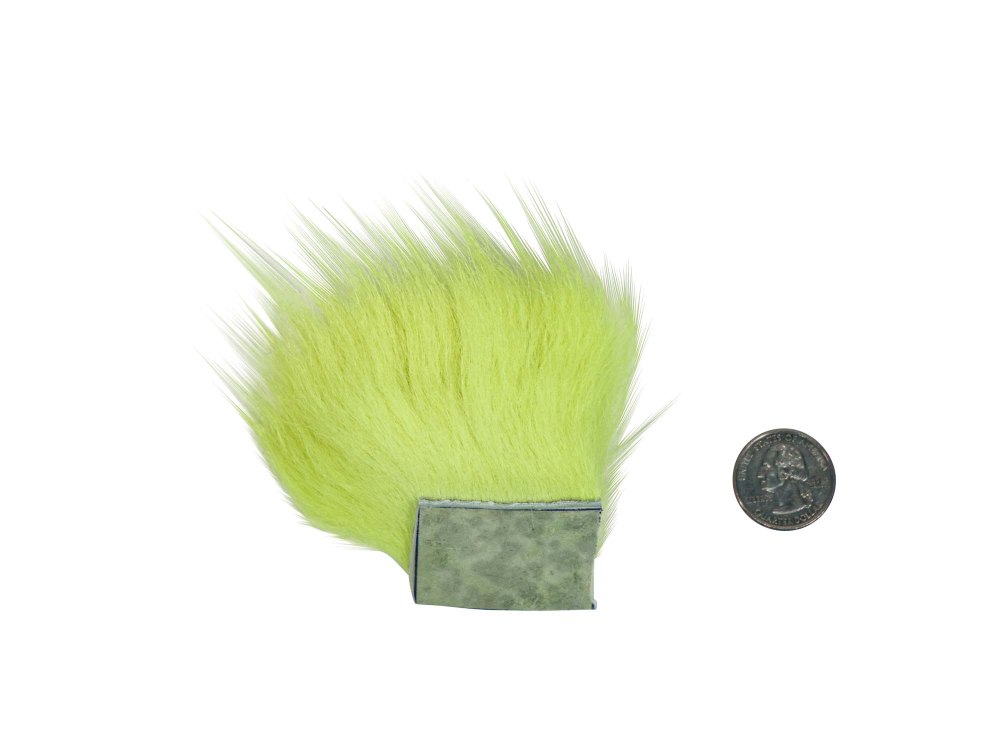 Dyed Arctic Runner Fly Fishing Piece: Fluorescent Yellow - 1377-FY-AS (9UL4)