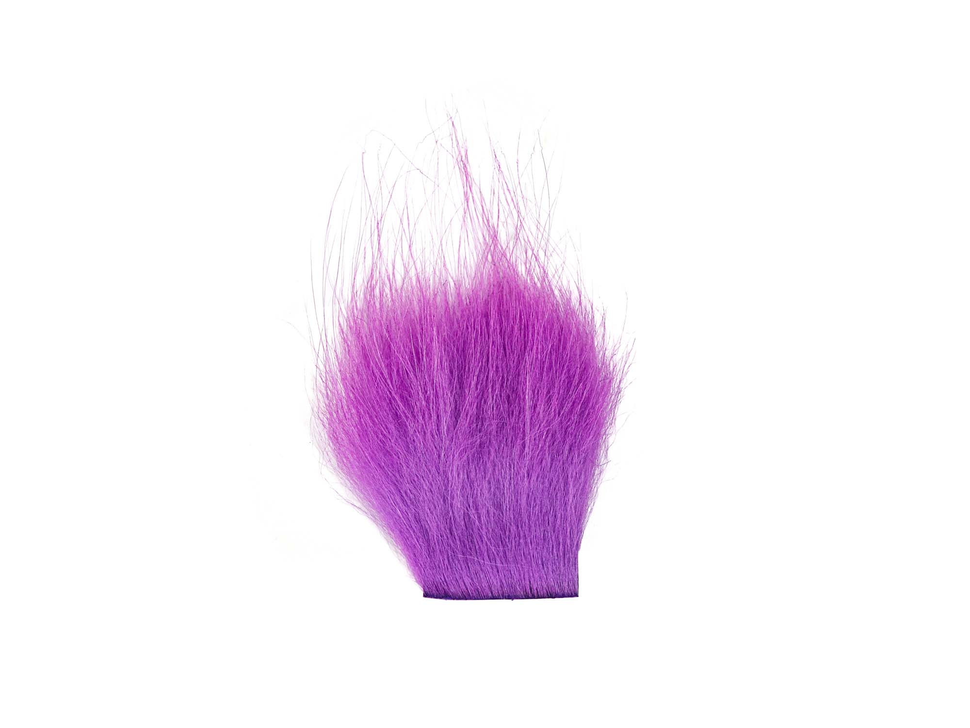 Dyed Arctic Runner Fly Fishing Piece: Purple 