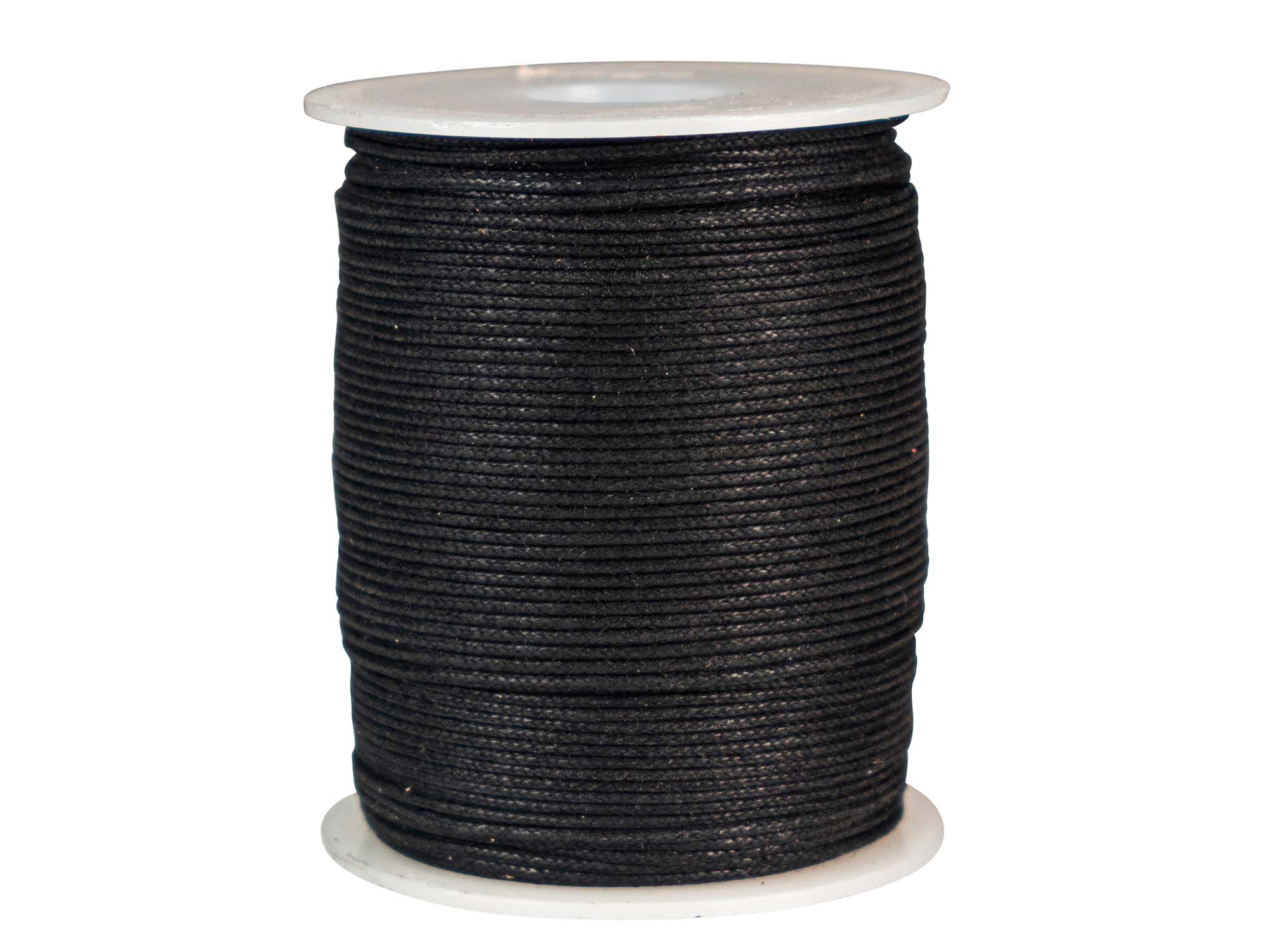Cotton Cord 0.5mm x 100m: Black 