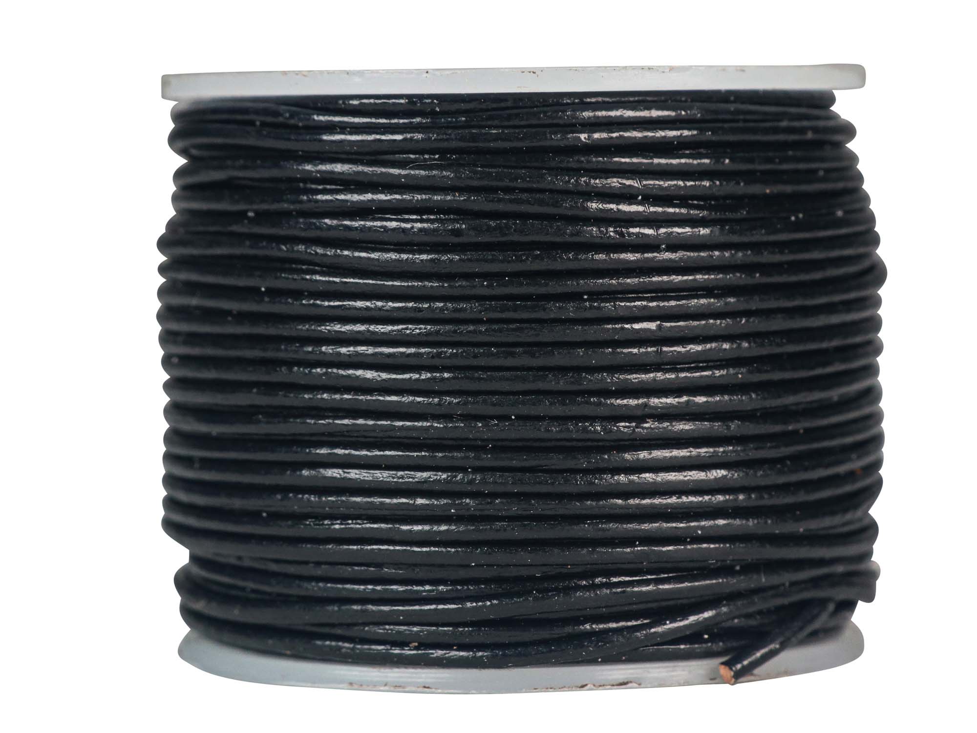Leather Cord 0.5mm x 25m: Black - 297C-CL05x25BK (8UW7)