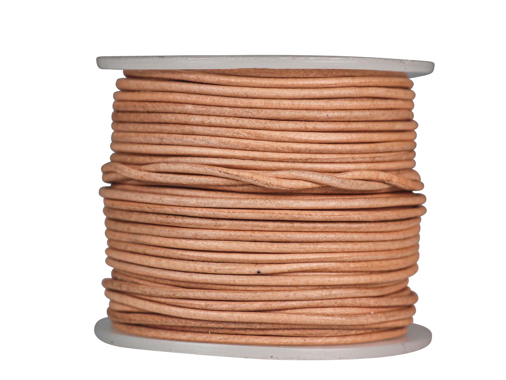 Leather Cord 0.5mm x 25m: Natural 