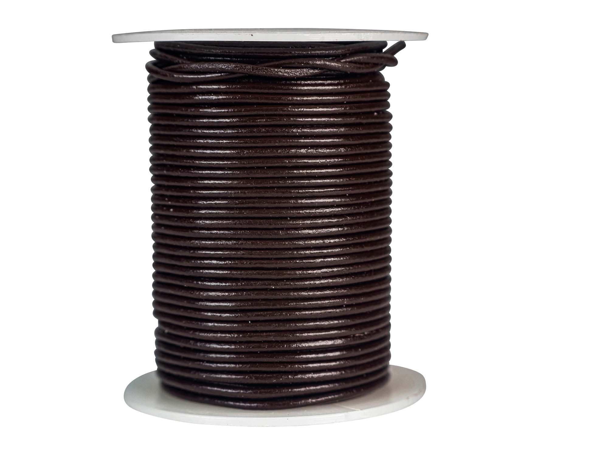 Leather Cord 1.5mm x 25m: Brown - 297C-CL15x25BR (8UW8)