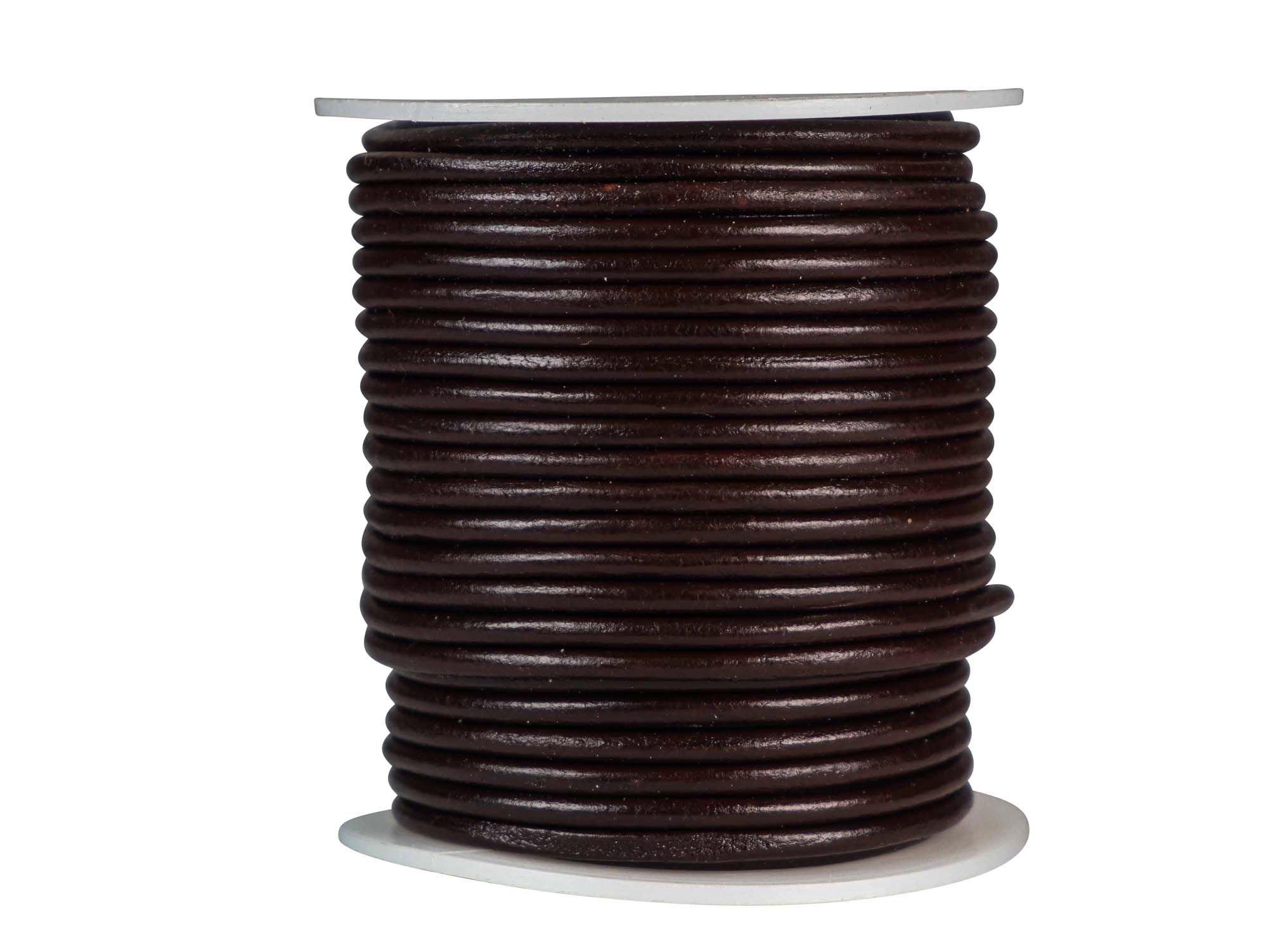 Leather Cord 3mm x 25m: Brown 