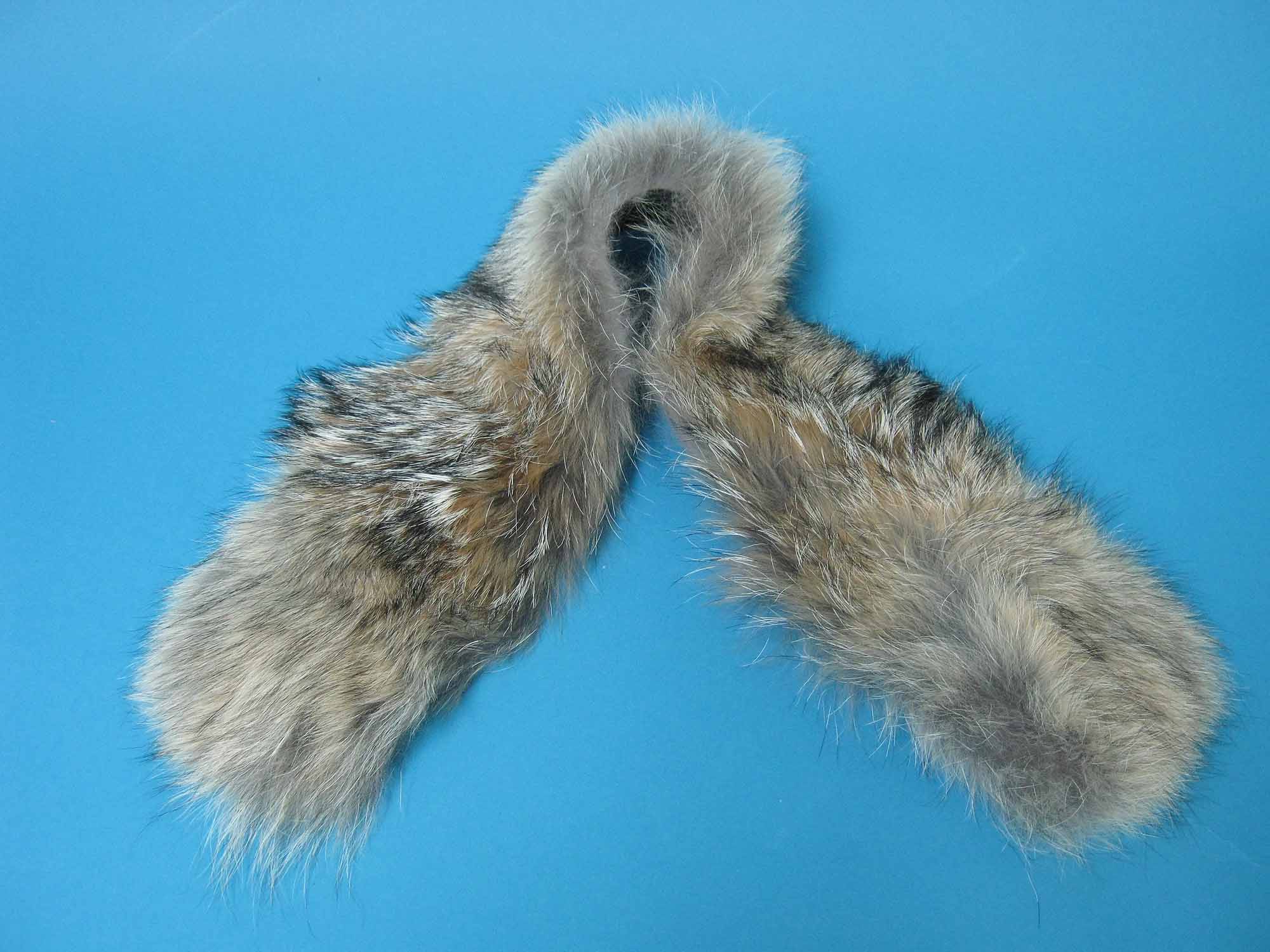 Coyote Fur Collar: 3" by 24" 
