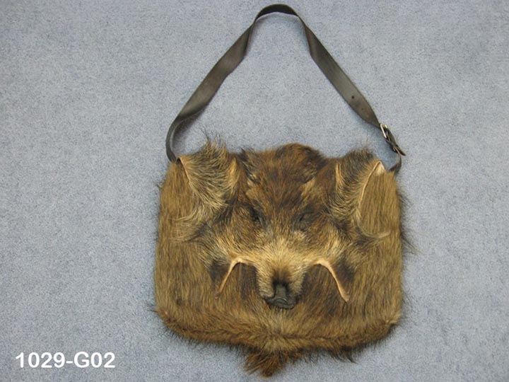 Wild Boar Bag: Gallery Item leather belts, hair-on cow leather belts
