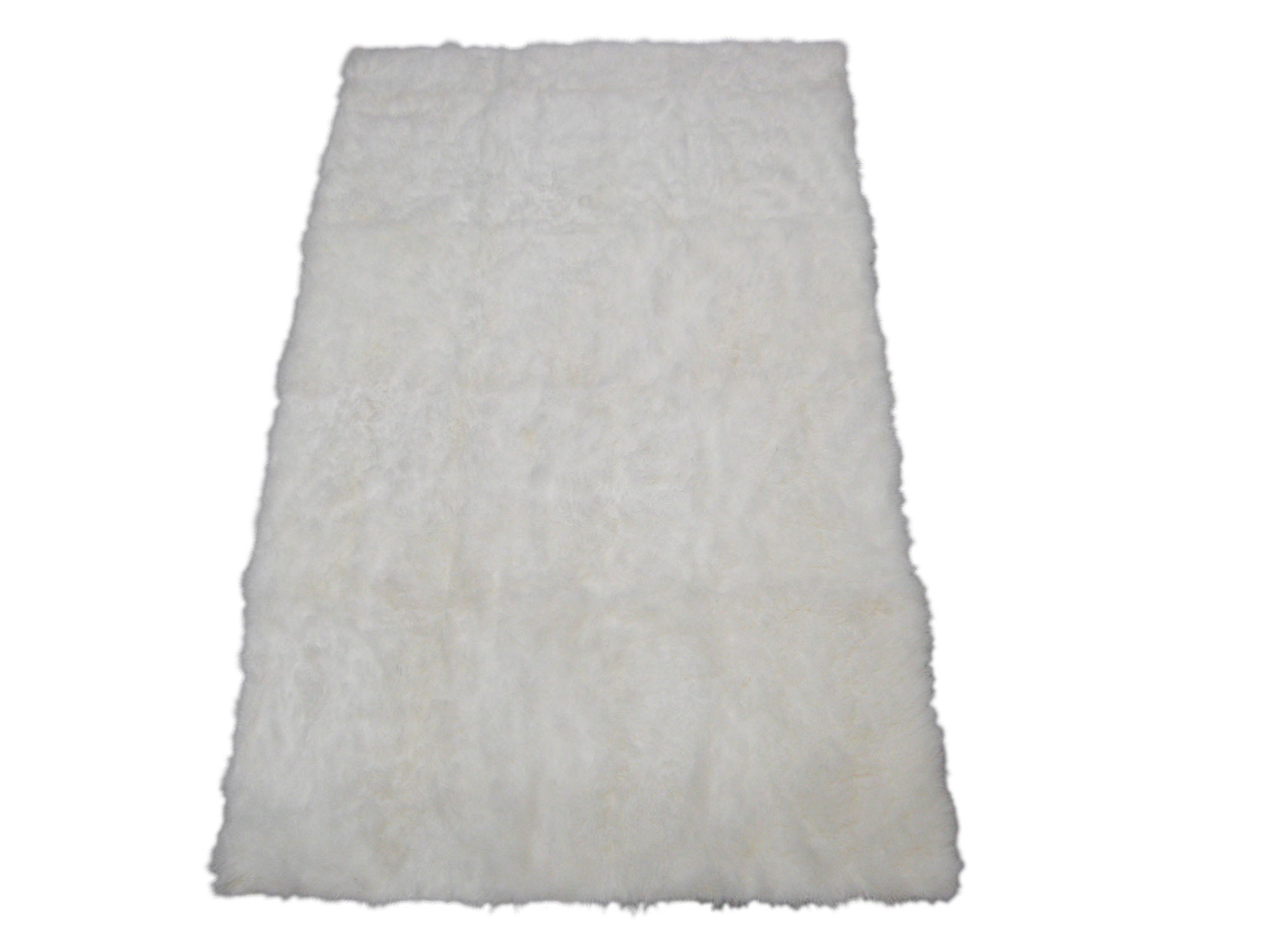 Cashmere Goat Rug: Natural White (Brightened): Gallery Item - 1268-A050-G01EW (Y2D)