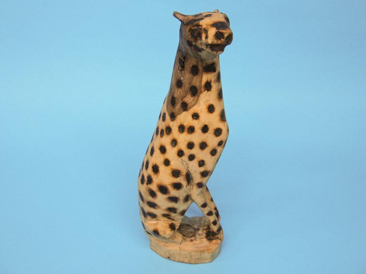 African Hyena Wood Carving: Gallery Item 