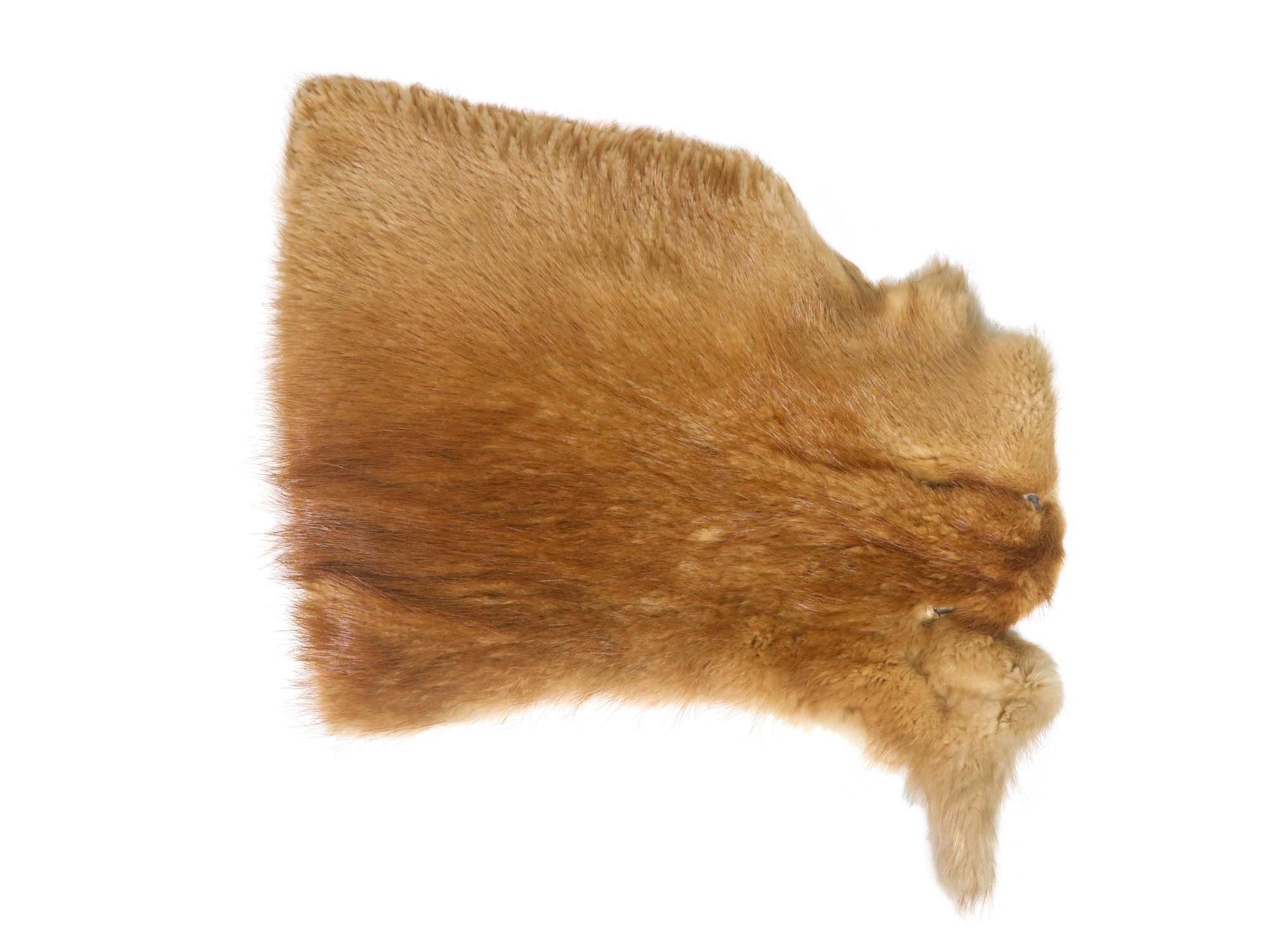 Partial Sheared Beaver Skin: Bleached: Gallery Item 