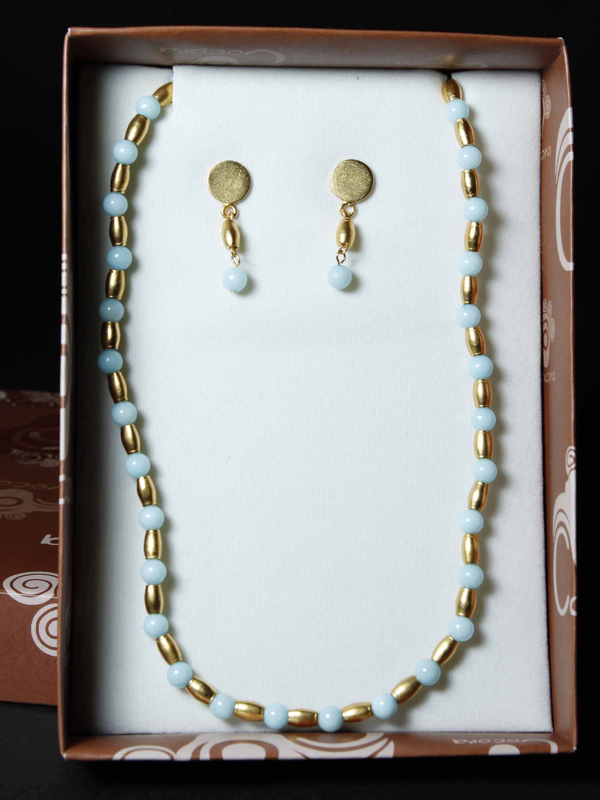 Pre-Colombian Earring & Necklace Jewelry Set: Gallery Item 
