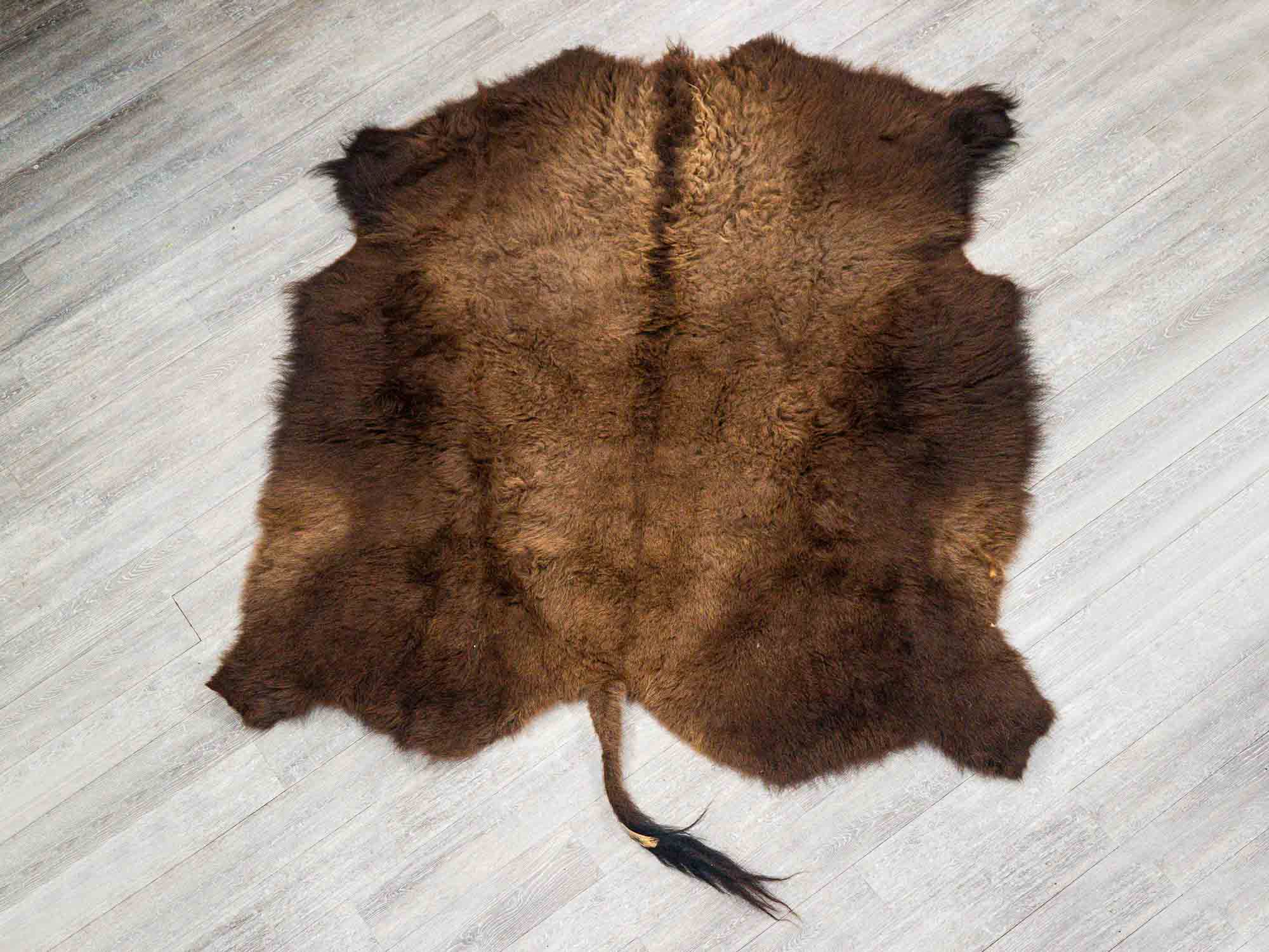 Hand Painted Brain Tanned Buffalo Hide: Gallery Item - 149-1-G6019 (10UB10)