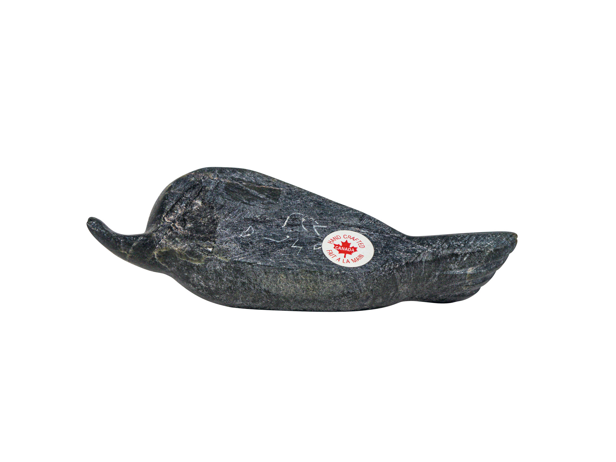 Inuit Soapstone Carving: Seal Design: Gallery Item - 44-G13 (10URM1)