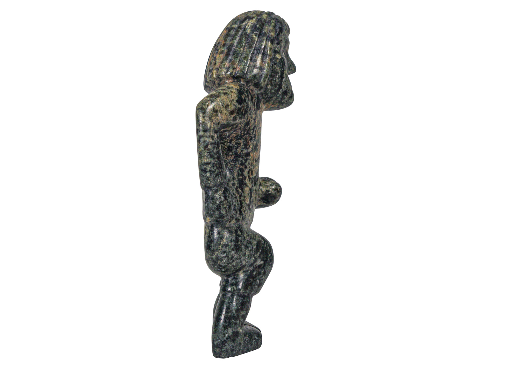 Inuit Soapstone Carving: Man: Gallery Item - 44-G14 (10URM1)