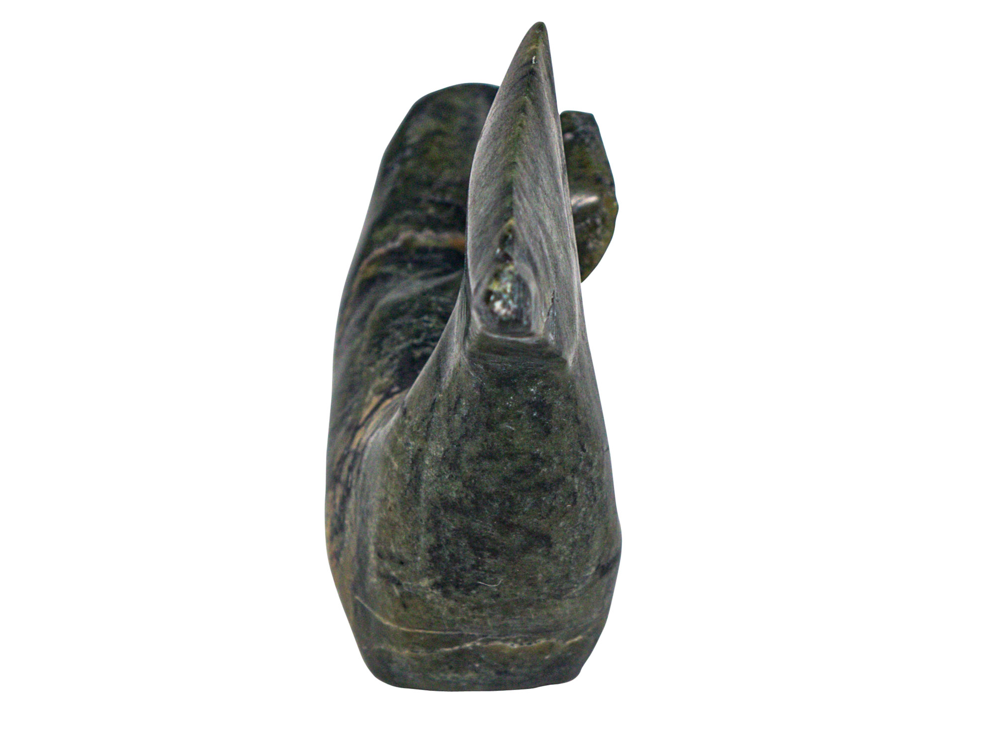 Inuit Soapstone Carving: Whale: Gallery Item - 44-G19 (10URM1)
