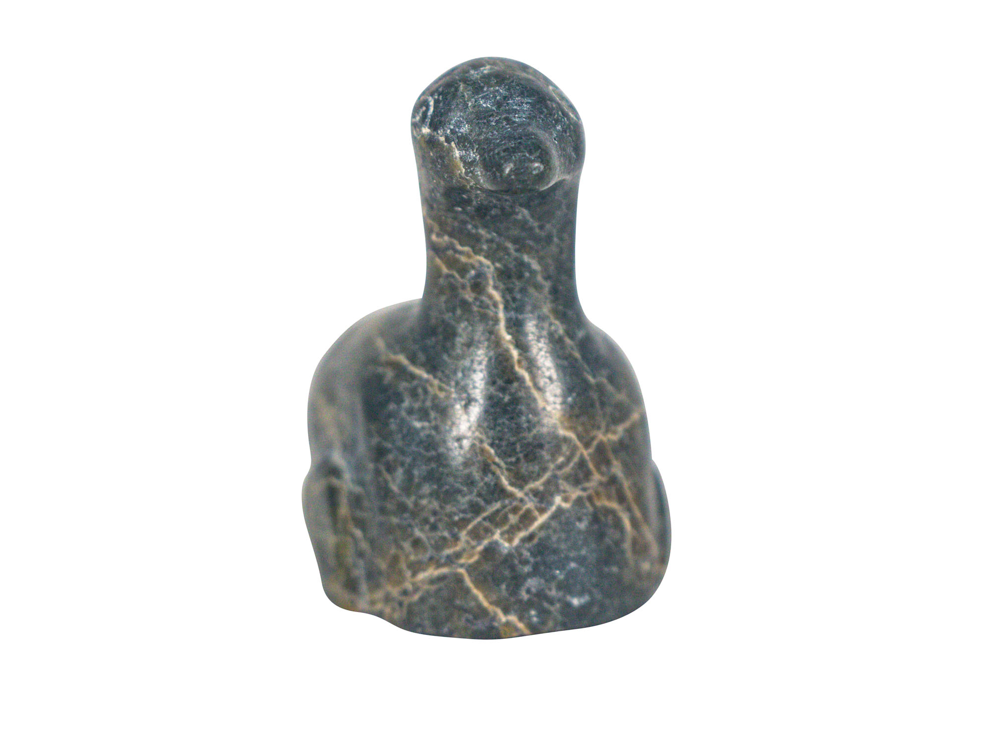 Inuit Soapstone Carving: Bird: Gallery Item - 44-G22 (10URM1)