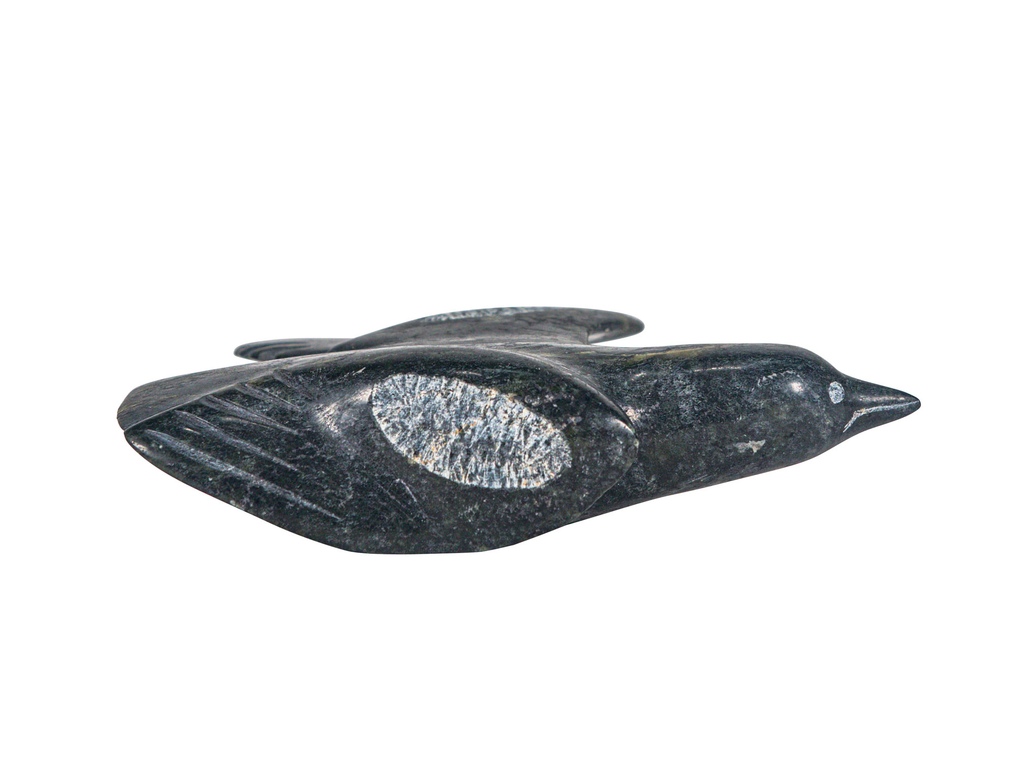 Inuit Soapstone Carving: Bird: Gallery Item - 44-G37 (10URM1)