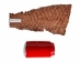 Parrot Fish Skin: 5": Brown - 1018-12-05-BR (Y2HC15)