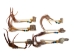 Iroquois Small Antler Pipe - 102-118 (Y1XC18)