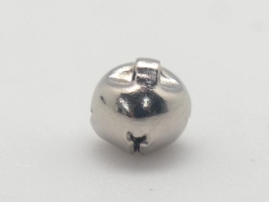 6mm Jingle Bells: Nickel (100/bag) 