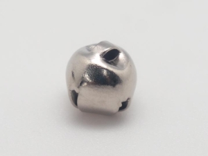 8mm Jingle Bells: Nickel (100/bag) 