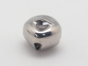 10mm Jingle Bells: Nickel (100/bag) 
