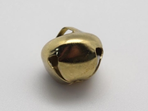 12mm Jingle Bells: Gold (100/bag) 